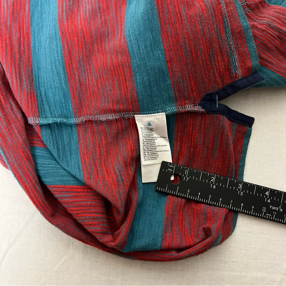 The North Face Lot Of 2 Polo Shirt Mens Large Striped Cotton Outdoors Size Large